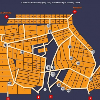 Plan cmentarza